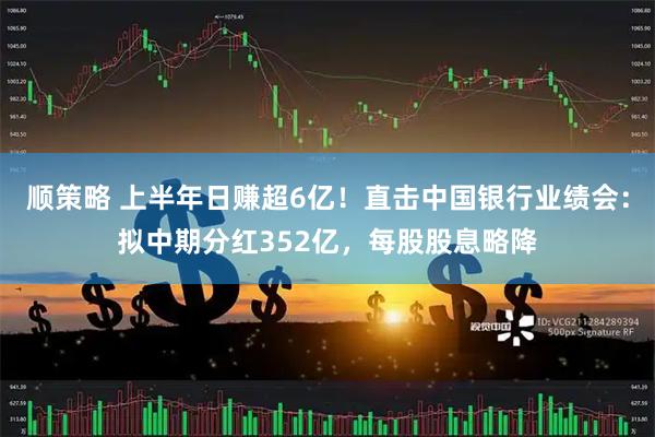 顺策略 上半年日赚超6亿！直击中国银行业绩会：拟中期分红352亿，每股股息略降
