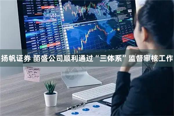扬帆证券 皕盛公司顺利通过“三体系”监督审核工作